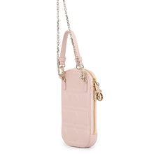 将图像加载到图库查看器中，Dior Lady Dior Call'in Dior Cannage 2-Way Phone Holder Powder PinkS0872ONMJ Lambskin
