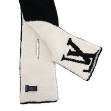 Load image into Gallery viewer, LOUIS VUITTON Scarf/Comfy Size S Black/WhiteM79399 Wool90% Nylon7% Polyurethane3%
