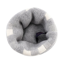 Load image into Gallery viewer, LOUIS VUITTON Beanie Damouflage Pearl Blow Size S Gray/WhiteM7874A Wool88% Nylon12%
