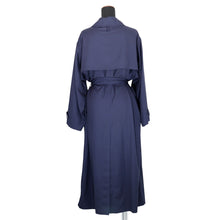 Load image into Gallery viewer, HERMES Crude Cell Coat Size 36 Navy5H0284DE Wool100%
