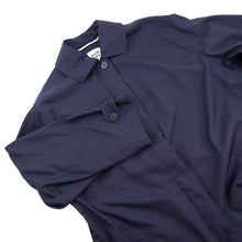 Load image into Gallery viewer, HERMES Crude Cell Coat Size 36 Navy5H0284DE Wool100%
