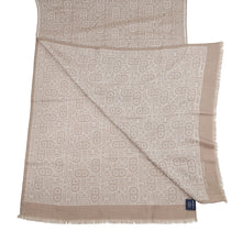 Load image into Gallery viewer, HERMES Stole Chaine d'Ancre Size 180x60 Beige Cashmere70% Silk30%

