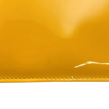 Load image into Gallery viewer, FENDI Calligraphy Shoulder Bag Yellow8BT317 Patent Leather
