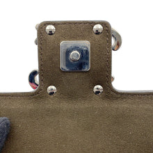 Load image into Gallery viewer, FENDI Calligraphy Shoulder Bag Yellow8BT317 Patent Leather
