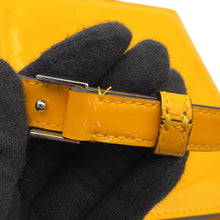 Load image into Gallery viewer, FENDI Calligraphy Shoulder Bag Yellow8BT317 Patent Leather
