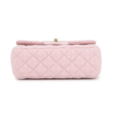 Load image into Gallery viewer, CHANEL Mini Matelasse Single Flap ChainShoulder Bag PinkA69900 Tweed Size 20
