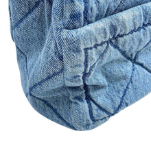 Load image into Gallery viewer, CHANEL Matelasse Flap Bag BlueAS5737 Denim Size Large
