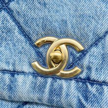 Load image into Gallery viewer, CHANEL Matelasse Flap Bag BlueAS5737 Denim Size Large
