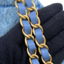 Load image into Gallery viewer, CHANEL Matelasse Flap Bag BlueAS5737 Denim Size Large

