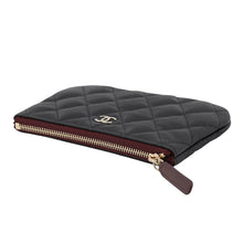 Load image into Gallery viewer, CHANEL Classic Small Zip Pouch BlackAP4020 Caviar Leather
