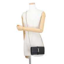 Load image into Gallery viewer, GUCCI Jackie 1961 Chain Wallet Black652681 AABXM 1000 Leather
