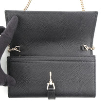 Load image into Gallery viewer, GUCCI Jackie 1961 Chain Wallet Black652681 AABXM 1000 Leather
