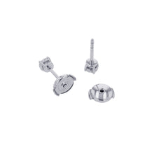 将图像加载到图库查看器中，TIFFANY&amp;Co. Solitaire Diamond Stud Earrings Pt950
