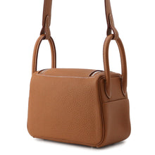 Load image into Gallery viewer, HERMES Lindy Gold Taurillon Clemence Size Mini
