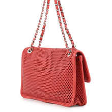 Load image into Gallery viewer, CHANEL French RivieraShoulder Bag RedA67652 Perforated Leather Size 30
