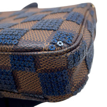 Load image into Gallery viewer, LOUIS VUITTON Mini Pochette Accessoires BlueN63175 Damier Paillette Sequins
