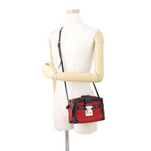 将图像加载到图库查看器中，LOUIS VUITTON Petite Mal Souple Soft Red/Noir Leather Size MM
