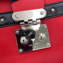 将图像加载到图库查看器中，LOUIS VUITTON Petite Mal Souple Soft Red/Noir Leather Size MM
