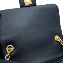 Load image into Gallery viewer, CHANEL Mini Matelasse Diamond Heart Chain Shoulder Bag Black Lambskin Size Mini
