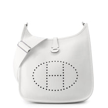 Load image into Gallery viewer, HERMES Evelyne3 New White Taurillon Clemence Size PM
