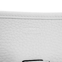 Load image into Gallery viewer, HERMES Evelyne3 New White Taurillon Clemence Size PM
