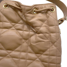 Load image into Gallery viewer, Dior Caro Bucket Bag BrownM3372UNOZ Lambskin
