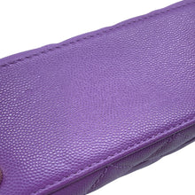 Load image into Gallery viewer, CHANEL Coco Handle 2WAY Handbag PurpleAS2215 Caviar Leather Size XXS
