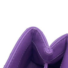 Load image into Gallery viewer, CHANEL Coco Handle 2WAY Handbag PurpleAS2215 Caviar Leather Size XXS
