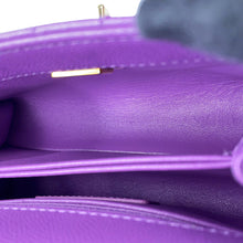 Load image into Gallery viewer, CHANEL Coco Handle 2WAY Handbag PurpleAS2215 Caviar Leather Size XXS
