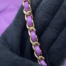 Load image into Gallery viewer, CHANEL Coco Handle 2WAY Handbag PurpleAS2215 Caviar Leather Size XXS
