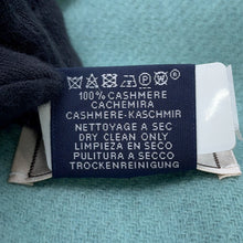 将图像加载到图库查看器中，HERMES Scarf Rect Verso Navy/Green Cashmere100%
