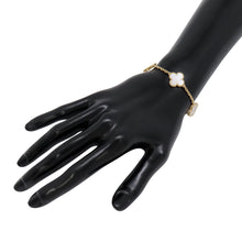 Load image into Gallery viewer, Van Cleef &amp; Arpels Vintage Alhambra Bracelet 5 motifsVCARA41800 18K Yellow Gold
