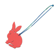 Load image into Gallery viewer, HERMES Petit H Rabbit Rouge Pivoine/RougeSellier Togo Leather Chevre Myzore Goatskin
