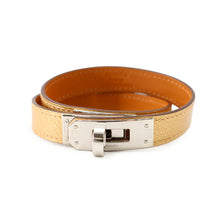 Load image into Gallery viewer, HERMES Kelly Duble Tour Bracelet Size T3 Dore Chevre Shamqila
