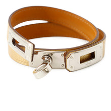 Load image into Gallery viewer, HERMES Kelly Duble Tour Bracelet Size T3 Dore Chevre Shamqila
