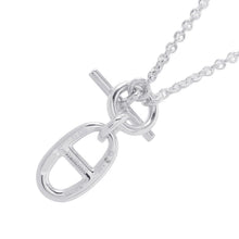 将图像加载到图库查看器中，HERMES Chaine d'Ancre Amulette Necklace SV925
