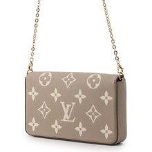 将图像加载到图库查看器中，LOUIS VUITTON Pochette Felicy Tourterelle ClaimsM82610 Monogram Empreinte

