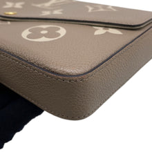 将图像加载到图库查看器中，LOUIS VUITTON Pochette Felicy Tourterelle ClaimsM82610 Monogram Empreinte
