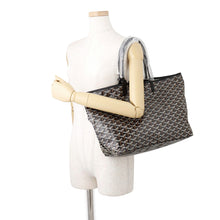 将图像加载到图库查看器中，GOYARD Saint Louis BlackSTLCROPMLTY01CL01P PVC Leather Size PM
