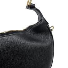 将图像加载到图库查看器中，CELINE Teen Loulou 2-way Handbag Black Leather
