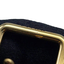 将图像加载到图库查看器中，CELINE Teen Loulou 2-way Handbag Black Leather
