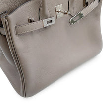 Load image into Gallery viewer, HERMES Birkin Gris Asphalt Taurillon Novillo Size 25

