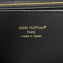 Load image into Gallery viewer, LOUIS VUITTON Zippy Wallet BlackBeigeM80481 Bicolor Monogram Empreinte Leather

