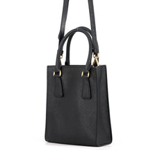 将图像加载到图库查看器中，PRADA Saffiano Leather 2way Handbag Black1BA358_NZV_F0002 Saffiano LeatherLeather
