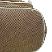 将图像加载到图库查看器中，PRADA Logo Jacquard 2-way Bucket Bag Brown/White1BH097_UCW_F0YSE Canvas Leather
