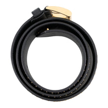 Load image into Gallery viewer, PRADA Studded Leather Belt Size 80 Black1CC622 Leather
