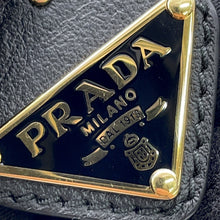 Load image into Gallery viewer, PRADA Studded Leather Belt Size 80 Black1CC622 Leather
