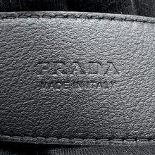 Load image into Gallery viewer, PRADA Studded Leather Belt Size 80 Black1CC622 Leather
