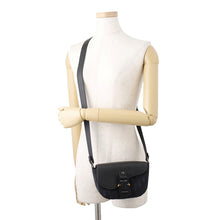 将图像加载到图库查看器中，Dior Oblique Saddle Shoulder Bag Navy/Black2ADCA435YKS_H27E Canvas Leather
