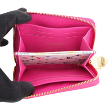 将图像加载到图库查看器中，LOUIS VUITTON LV × TM Zippy coin purse Cute PinkM14144 Epi Leather
